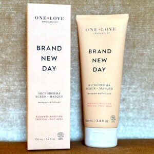 One Love Organics - Brand New Day Microderma Scrub + Masque - NWT